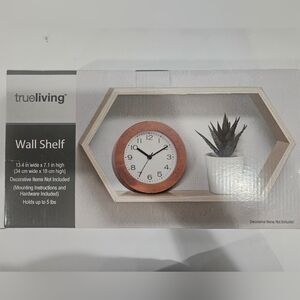 Hexagonal Wall Shelf